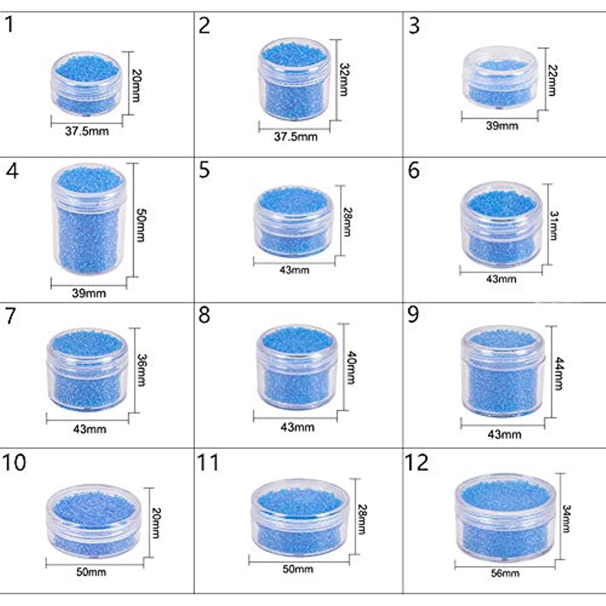 Clear Plastic Round Container - 4-1/16″ x 3-1/2″ - 273C