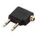 thumbnail image 4 of Ndcxsfigh Adaptador Audio Jack 3 5 Mm Convertidor Audio para en Avión (5 Piezas), 4 of 9
