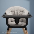 thumbnail image 4 of Asiento de bebé Stokke Clikk Cojín de algodón orgánico gris nórdico, 4 of 6