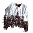 thumbnail image 4 of Chaqueta con Borlas Salvador para Carnaval y Fiestas Manga Larga Oscura, 4 of 9