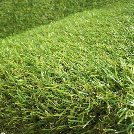 Home Cal Artificial Grass Artificial Turf Rug, 1.2Inch Blade Height 4ftx10ft Rubber Backing Realistic Synthetic Fake Grass for Dogs or Outdoor Decor, Autumn