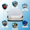 thumbnail image 5 of Holthly Coupe Car Cover Waterproof All Weather for Automobiles,100% Waterproof Outdoor Car Covers Rain Snow UV Dust Protection. Custom Fit for Ford Mustang,Chevy Camaro, Porsche 911,etc Silver, 5 of 7