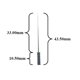 thumbnail image 2 of Agujas de limpieza para boquillas KM Coating Inc. de acero inoxidable, 12 piezas, 2 of 4