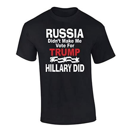 Political Russia Didn't Make Me Adult Unisex Short Sleeve Tee Shirt Black