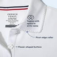 thumbnail image 4 of French Toast Girls 7-20 Long-Sleeve Interlock Polo Black 10/12, 4 of 6
