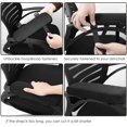 thumbnail image 3 of Chair Armrest Cushion, 2 Pieces Foam Soft Elbow Pillow Cushion - Black, 3 of 3