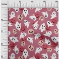 thumbnail image 1 of oneOone Georgette Viscose Pink Fabric Halloween Sewing Material Print Fabric By The Yard 42 Inch Wide, 1 of 1