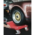 thumbnail image 3 of Heavy Duty s Tire Wheel Dolly Car Stakes, Car Dolly Set of  with 6000 lbs Capacity, Carbon Steel Car Lift Dolly Set for Moving Cars, Trucks, Trailers, Motorcycles red, 3 of 8