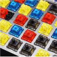 thumbnail image 3 of GATERON Ink V2 Yellow Linear Keyboard Switches, 60gf 5-Pin Plug-In LED Compatible Switches for MX Mechanical Keyboards, Fast Rebound Gaming Switches (Yellow, 35PCS), 3 of 5