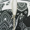thumbnail image 2 of Coussin Rond 43x43cm Épais en Lin pour Chaise de Bureau, Housse de Coussin de Méditation Imprimé Fleuri Pouf Rétro Boho, 2 of 8
