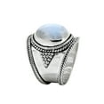 thumbnail image 6 of YoTreasure Moonstone Solid 925 Sterling Silver Gemstone Ring, 6 of 8