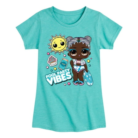 

LOL Surprise! Dolls - Pool Party Vibes - Beach Babe - Toddler & Youth Girls Short Sleeve Graphic T-Shirt