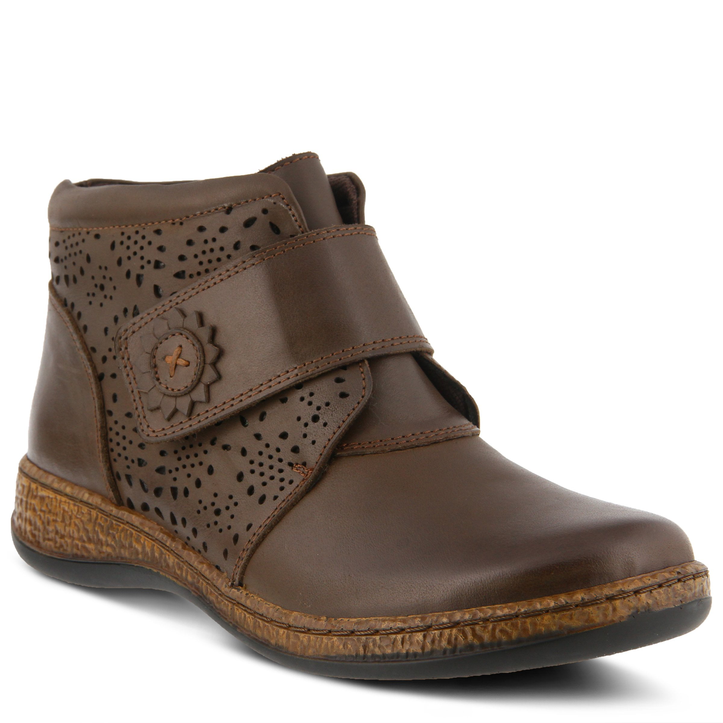 Spring Step Women's Souzala Brown Leather boots