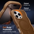 thumbnail image 4 of Magnetic for iPhone 14 Pro Case, Compatible with MagSafe, Transparent Wave Frame Design Case Soft Edge Cover Cute Clear Matte Shockproof Protective Phone Case, 4 of 6
