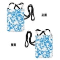 thumbnail image 4 of Multi-Color Cross-Body Handbag 8.27×5.91in Waterproof, Scratch-Resistant And Odor-Free Detachable Shoulder Strap Milk Cow Skin Print Style Powderblue_3, 4 of 8