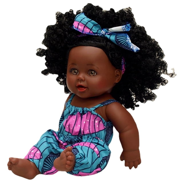 Cute Baby Doll 30cm Juego De Moda Para Bebés Cumpleaños De Sunnimix Muñeca Niña Negra