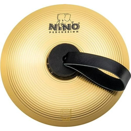 Brass Cymbal with Strap, Handheld 8" — for Classroom Music, (NINO-BR203)$$Music