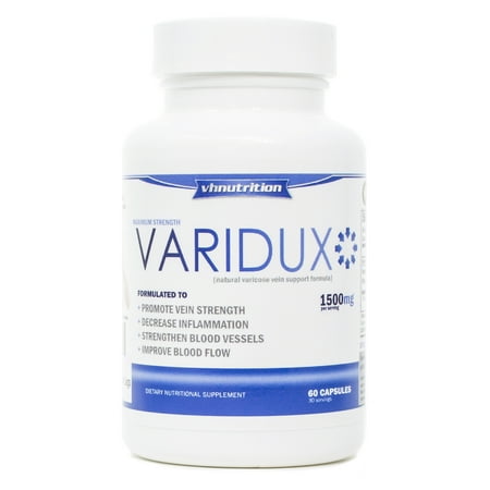 VH Nutrition Varidux Varicose Vein Support Capsules, 1500mg, 60