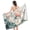 Off-White, variant on Floral Beach Towel 32 X 52 Inch, Microfiber Bath Towel, Asian Cherry Blossom Crane Art, Quick Dry Sand Resistant For Travel Spa