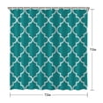 thumbnail image 5 of Boho Floral Shower Curtain 72x72 Inches - Tropical Leaves, Vintage Botanical Print, Waterproof Fabric for Chic Bathroom Decor, Modern Farmhouse & Bohemian Style, 5 of 5
