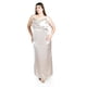 thumbnail image 1 of Vestido de escote drapeado Roman Fashion /Tallas Extras, 2005 (Hueso) beige 38, 1 of 6