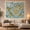 Animals On Map, variant on Stylized World Map With As Its Light Sky, Mystical Fantasy for Space Lovers, Galaxy Room Decor Room Accent, Easter Gift, Tapestry Wall Hanging for Bedroom and Dorm