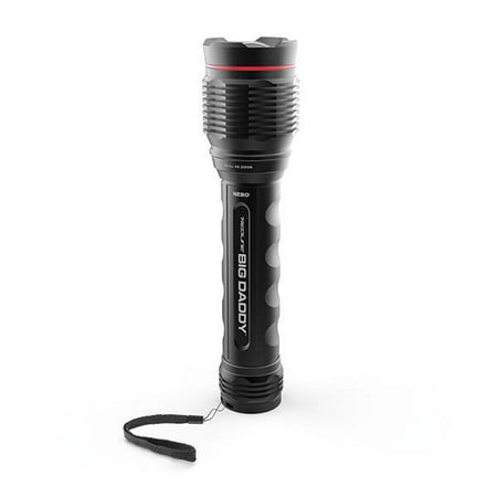 NEBO 6692 - Redline BIG DADDY - 2000 Lumen Flashlight - Completely Waterproof - 4x Adjustable Zoom - 5 Unique Light Modes - 9 x AA Batteries