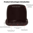 thumbnail image 4 of Silicone chair leg floor protectors Furniture sliders, chair leg caps with felt, rubber furniture cushion table leg protectors, round chair leg covers 16 Pack Brown M(Fit:0.81".2"), 4 of 7