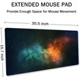 thumbnail image 2 of Large Professionnal Mouse Pad with Unique Design - Desk Mat and Desk Pad for Home and Work - Infinite Colorful Space Scenery - Full Desk XXL Extended Gaming Mouse Pad 35.4" X 15.7", 2 of 6