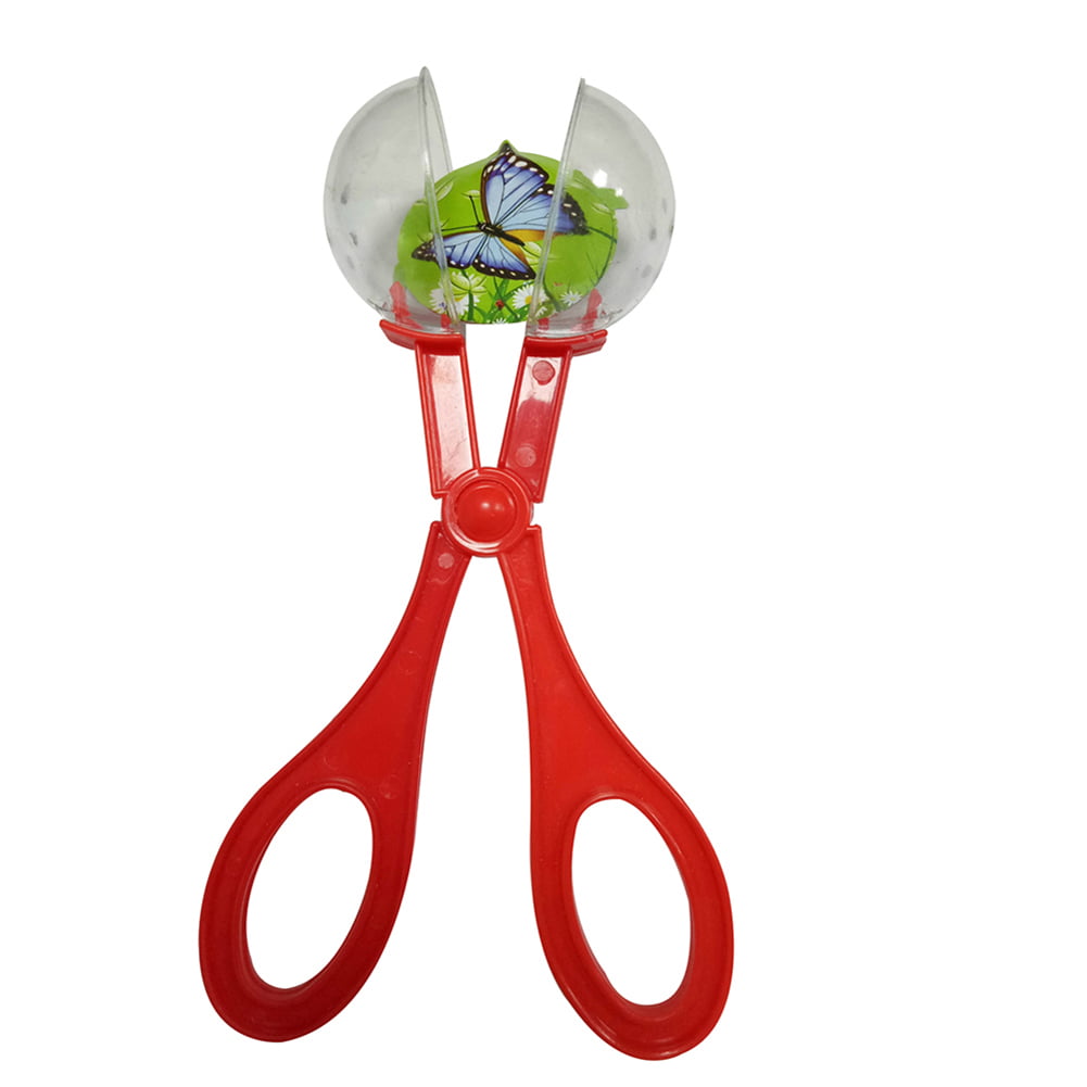 Insect Catcher Scissors Insect Trap Plastic Bug Tongs Tweezers for Kid Toy Handy 