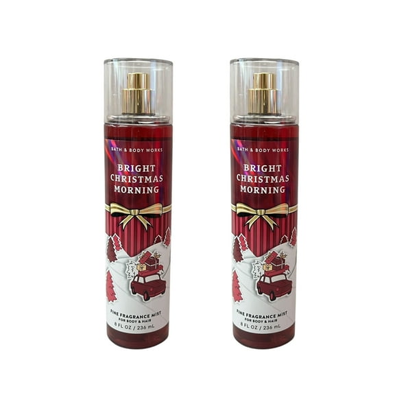 Bath & Body Works Bright Christmas Morning Mist 8 fl oz 2 Pack