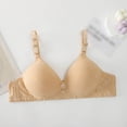 thumbnail image 6 of Lixiuxyad Comfortable V Neck Bra For With Cushioned Padding,Bras for Women Yellow 36, 6 of 6