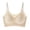 Beige, variant on Womens Bras Wide Elastic Band Seamless T-Shirt Bra Flexible Fit Multi Cup Size Daily Essential M-2XL