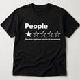 thumbnail image 3 of People One Star Review Graphic T-Shirt, Funny Unisex Classic Fit Tee, 3 of 9