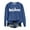 Blue, variant on Blue Hoodies for Women Halloween Witch Sweatshirt Women Season Sweatshirts Halloween Bat Long Sleeve Fall Crewneck Pullover Tops Going Out Tops for Women