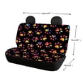 thumbnail image 4 of Chririnla Tie Dye Paw Theme Full Wrap Car Seat Cover for Car Interior Automotive, Comfortable Rear Bench Seat Covers Stretch Car Back Seat Cover Protectors, 4 of 4