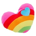 thumbnail image 3 of BRIGHTFUFU 1pc Rainbow Heart Shape Plush PP Almohadas de almohada de algodón (patrón aleatorio), 3 of 8