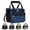 Blue, variant on Holuxer Insulated Lunch Box for Men, Tactical Lunch bag for Women Lunch Cooler Bags with Adjustable Shoulder Strap - Reusable Waterproof Leakproof Large Lunchbox for Work Picnic School, Black