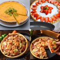 thumbnail image 2 of Tart Pan 11 Inch, Beasea Non Stick Tart Pan with Removable Bottom Mini Pie Pans, Removable Loose Bottom Round Pie Plate, 2 of 7