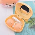 thumbnail image 2 of Paquete de 3 estuches para lentes de contacto Shiba Inu de dibujos animados lindos con estuche para gafas de espejo Estuche para lentes de contacto de color Caja de almacenamiento Estuche complementar, 2 of 5