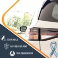 thumbnail image 4 of Magnet Me Up Prostate Cancer Survivor Aqua Ribbon Magnet Decal, 3.5x7 In, Vinyl Automotive Magnet, 4 of 7