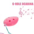 thumbnail image 3 of FELTECHELECTR Ocarina para principiantes, 4 piezas, para niños, práctica, 6 agujeros, profesional, para actuaciones, 3 of 6