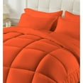 thumbnail image 3 of 5 Piece New Fluffy Pattern Comforter Set, 800 TC, 100% Egyptian Cotton, Super King Size Orange Solid, 3 of 6