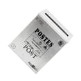 thumbnail image 4 of stanreset Vintage Galvanized Mailbox Letterbox Postbox Newspaper Box Holder Stainless Steel 30x23x6cm, 4 of 6