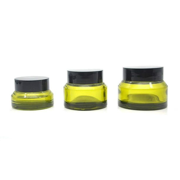 Download 3pcs Refillable Green Glass Round Cream Jar Cosmetic Container Vial Pot With Inner Liners And Black Screw Lid For Travel Storage Lotion Creams Lip Balms Makeup Samples 15ml 30ml 50ml Walmart Com Walmart Com