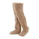 thumbnail image 4 of Calcetines Por Encima de La para Mujer, Medias Peludas para Dormir en Casa, Cálidas, Súper Suaves, hasta El Muslo, para El Hogar Y La 90cm Salvador  Calcetines largos y peludos, 4 of 10