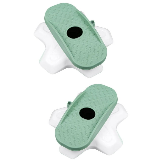 2Pcs Waist Twisting Discs Ab Twisting Boards Massage Plantar Load 882lb Twisting Green