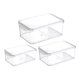 thumbnail image 2 of 3 contenedores organizadores para refrigerador, reutilizables, de plástico, apilables., 2 of 5