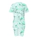thumbnail image 2 of Blusas para las Mujeres Casual Impreso Cuello en V Manga Corta Blusa Pantalones Cortos, Conjuntos de Ropa para las Mujeres, 2 of 5