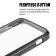 thumbnail image 3 of Kaleidio Case For Apple iPhone XS Max (6.5") [Scratch Resistant] Hybrid TPU Bumper [Slim Fit] Transparent Back Panel Skin Cover w/ Overbrawn Prying Tool [Clear/Black], 3 of 6